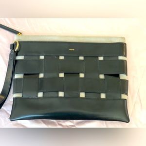 Vasic black and grey clutch